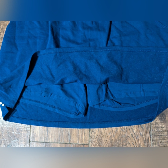 Quacker Factory Navy Blue Summer Fun Skort Medium Wash XLP Stone Embellish NWT - Picture 8 of 10